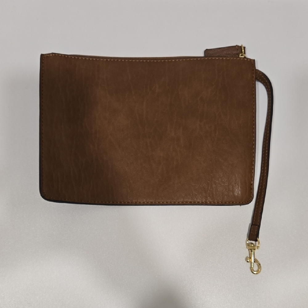Calvin Klein Chocolate Brown Clutch **NWOT** - Picture 3 of 10
